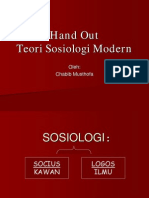 teori sosiologi
