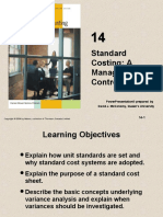 Standard Costing: A Managerial Control Tool