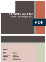 Laporan Jaga Igd