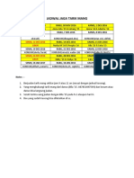 Jadwal Jaga Tarik Mang