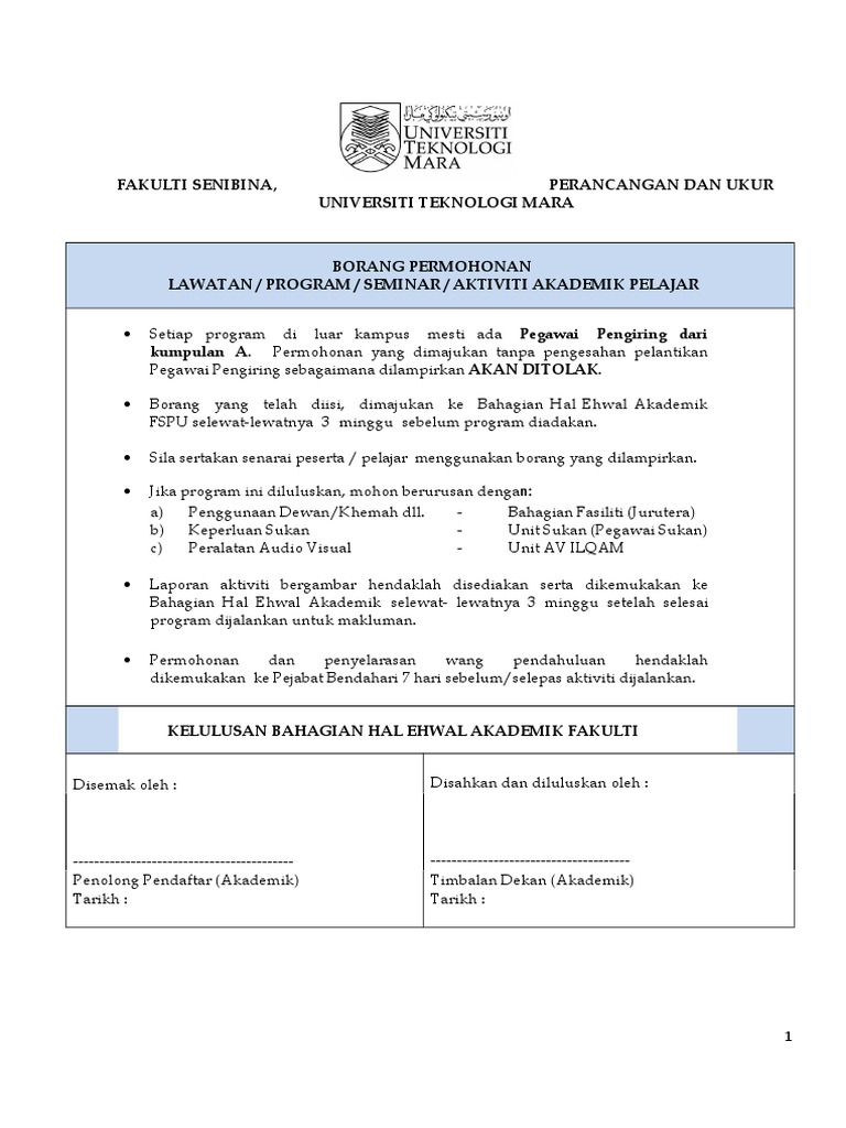 Laporan Anugerah Kualiti Naib Canselor Fakulti Senibina Perancangan Dan Ukur Shah Alam Pdf Download Gratis