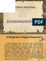 Intergrasi Nasional PowerPoint