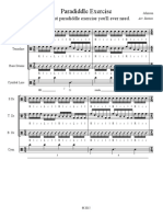 Paradiddle Exercise 2015