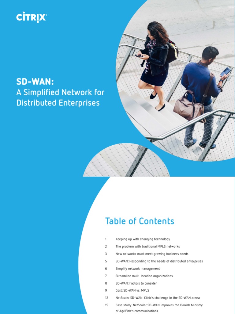 SD-WAN Solutions for Distributed Enterprises | PDF | Cloud Computing ...