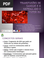 Transfusoes de Sangue e Sistema ABO e Rh