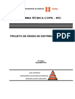 Projeto de Redes de Distribuição Urbana da COPEL estabelece critérios para elaboração de projetos