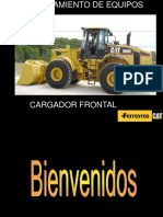 Entrenamiento de operación de cargador frontal