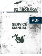 Ryobi 480K KA Manual de Servicio