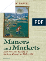 VAN BAVEL, Bas - Manors and Markets. Economy and Society in The Low Countries, 500-1600 PDF