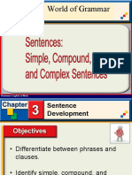 Wol Complex Compound Simple Sentences