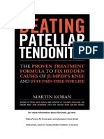 Beating Patellar Tendonitis Book and Exercises