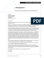 Radiographer's Response - Patient Care and Delayed Exam