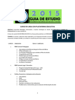 CURSO en LINEA con PLATAFORMA EDUCATIVA Guia 2015 Docentes en Servicio.pdf