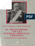 El Prusianismo en Las Fuerzas Armadas Chilenas