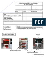 Check List de Banco Escala