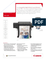 Imageprograf Ipf6400 and Ipf6450: Large Format Print Solutions Ideal For Proofing, Photographic and Fine Art Applications