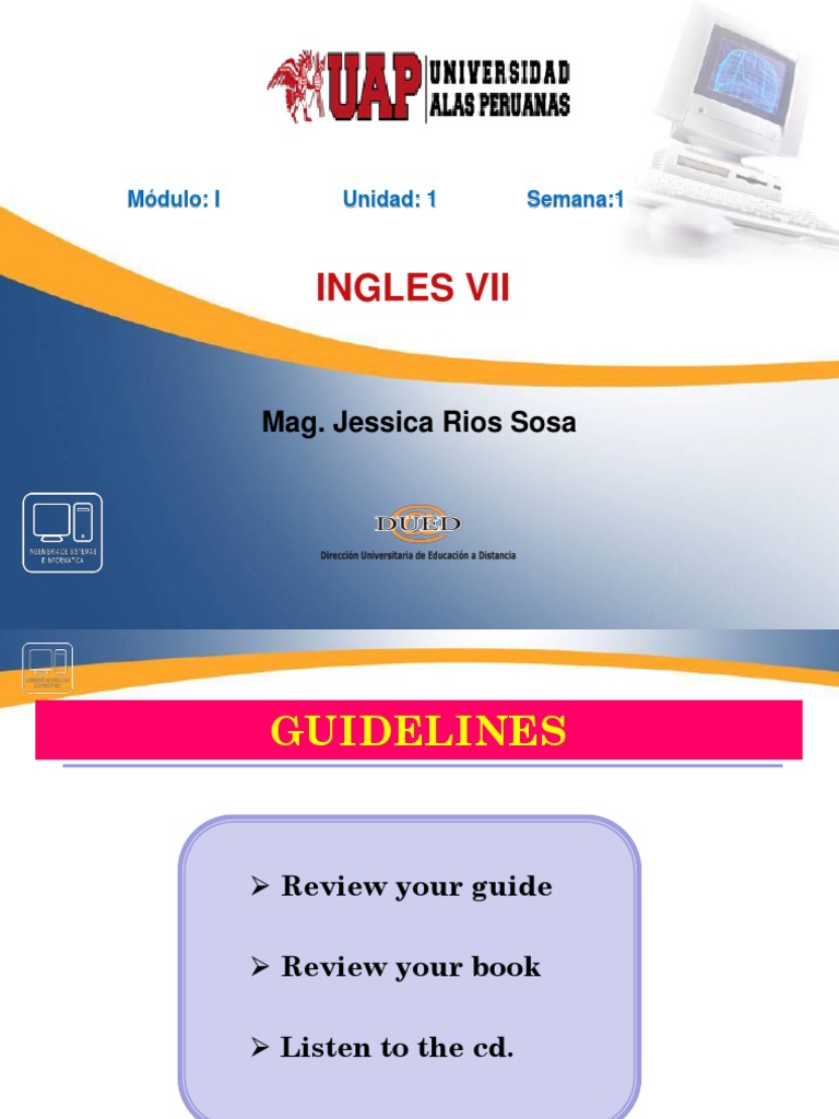 Semana 1 Ingles Vii | PDF | Languages