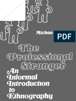 AGAR, Michael - The Professional Stranger 