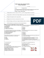 Prueba Coef Dos Ciencias Quinto