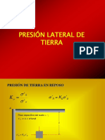 Presión Lateral de Suelo