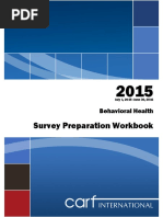 2015 BH Survey Preparation Manual CARF