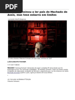 Schwarz Ensinou a Ler País de Machado de Assis, Mas Tese Esbarra Em Limites - 11-11-2017 - Ilustríssima - Folha de S
