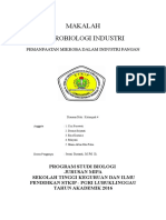 Tugas Makalah Mikrobiologi Peranan Dan Pemanfaatan Mikroorganisme PDF