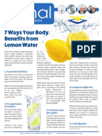 7 Ways Your Body Benefits From Lemon Water: THE Column
