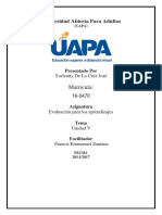 Tarea V Evaluacion Yorleny