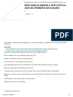 5 remédios caseiros para dor ciática