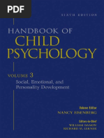 Handbook of Child Psychology, Vol. 3- Social, Emotional, And Personality Development