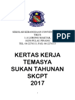 Kertas Kerja Sukan SKCPT 2017