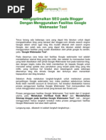 Download Mengoptimalkan SEO Pada Blogger Dengan Menggunakan Fasilitas Google Webmaster Tool by KampoengTIcom SN36501292 doc pdf