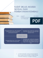 Audit Siklus Akuisisi Modal Dan Pembayaran Kembali