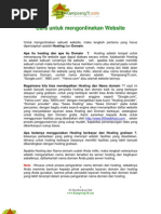 Download Cara Untuk Mengonlinekan Website by KampoengTIcom SN36501443 doc pdf