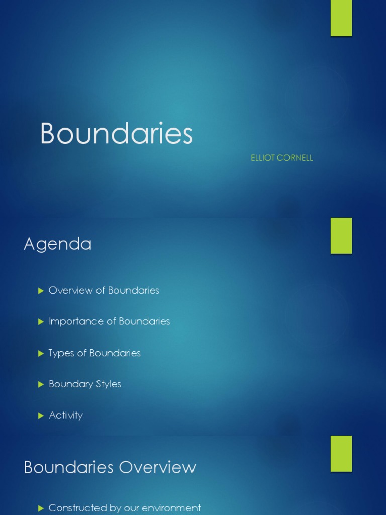 Boundries Powerpoint | PDF