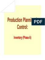 Production Planning & Production Planning & Control: Control: Control: Control