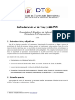 Practica 1 EdC Introduccion Verilog Xilinx 2013 2014 PDF