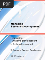 Managing Systems Development