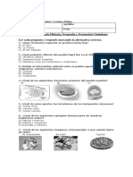 Prueba Sistematizada Historia Segundos Final