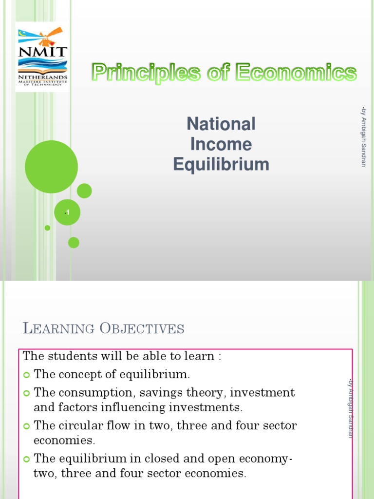 Chapt 7 National Income Equilibrium | Download Free PDF | Economic ...