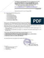 Scan Surat Perubahan Jadwal PKB Region Surabaya Kab Kota