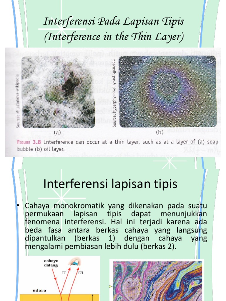 Interferensi Pada Lapisan Tipis