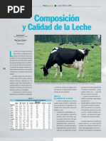 Calidad en La Leche