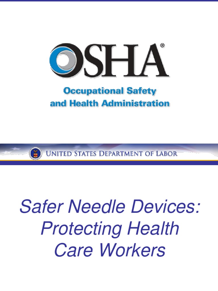 Needle Stick Injury Osha PDF Medical Humanities Immunology