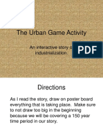 The Urban Game Activity: An Interactive Story of Industrialization