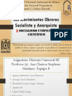 Los Movimientos Obreros Socialista y Anarquista
