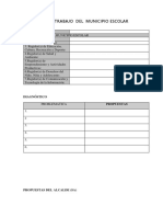 Plan de Trabajo Del Municipio Escolar