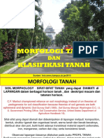 Dasar Ilmu Tanah Morfologi Dan Klasifikasi