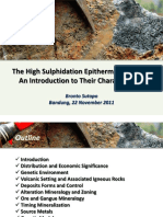 Introduction to High Sulphidation Epithermal Deposits